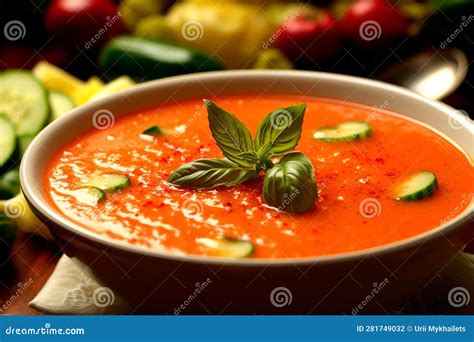  Gazpacho Andaluz: Eine erfrischende Symphonie aus sommerlichen Aromen und mediterraner Leichtigkeit!